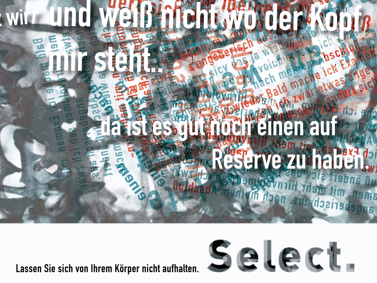 Bildwelt und Collagen für Laden 2207